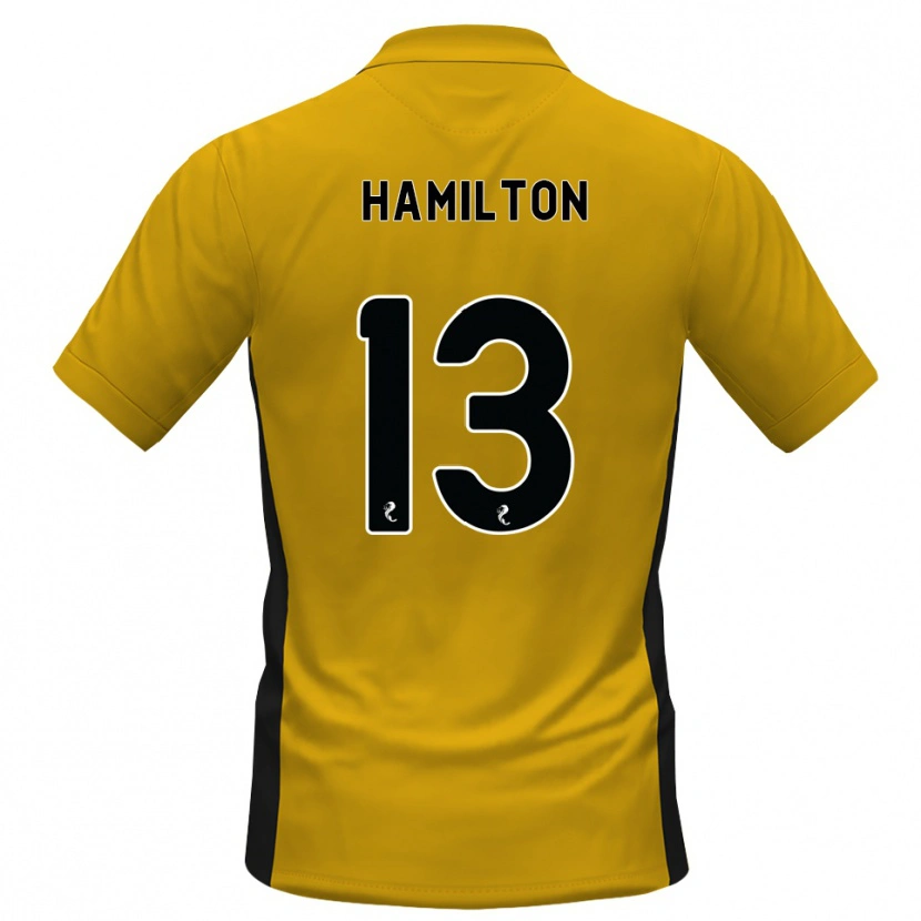 Danxen Børn Jack Hamilton #13 Orange Sort Hjemmebane Spillertrøjer 2026/27 Trøje T-Shirt