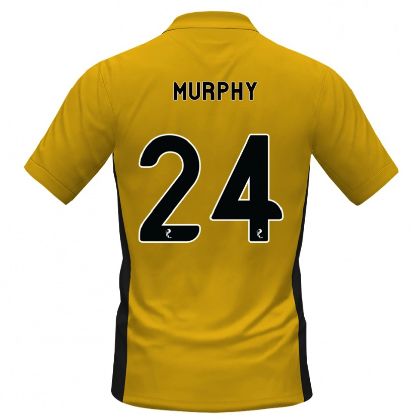 Danxen Børn Jessica Murphy #24 Orange Sort Hjemmebane Spillertrøjer 2026/27 Trøje T-Shirt