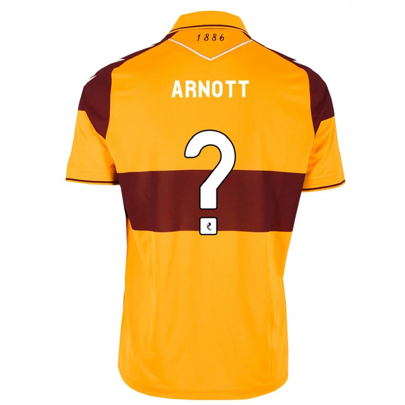 Danxen Børn Andrew Arnott #0 Maron Orange Hjemmebane Spillertrøjer 2026/27 Trøje T-Shirt
