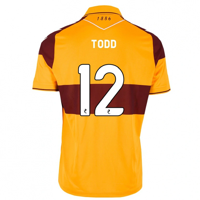 Danxen Børn Rachel Todd #12 Maron Orange Hjemmebane Spillertrøjer 2026/27 Trøje T-Shirt