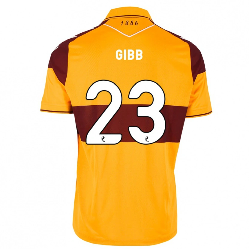 Danxen Børn Sarah Gibb #23 Maron Orange Hjemmebane Spillertrøjer 2026/27 Trøje T-Shirt