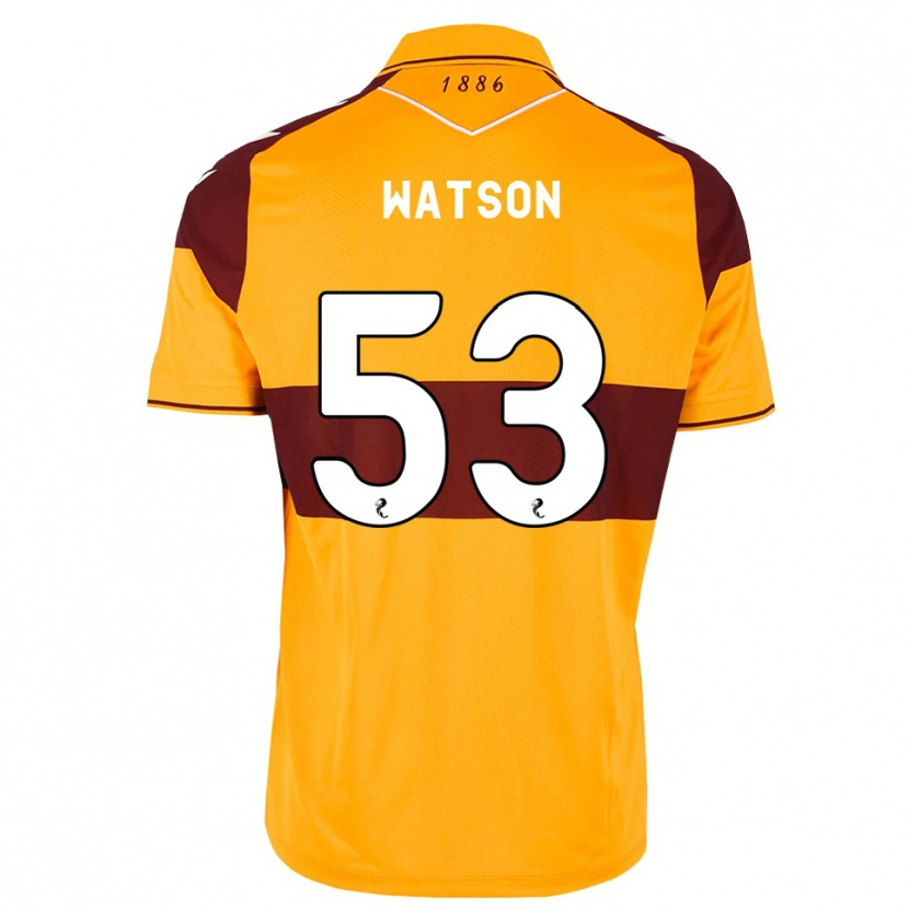 Danxen Børn Blane Watson #53 Maron Orange Hjemmebane Spillertrøjer 2026/27 Trøje T-Shirt