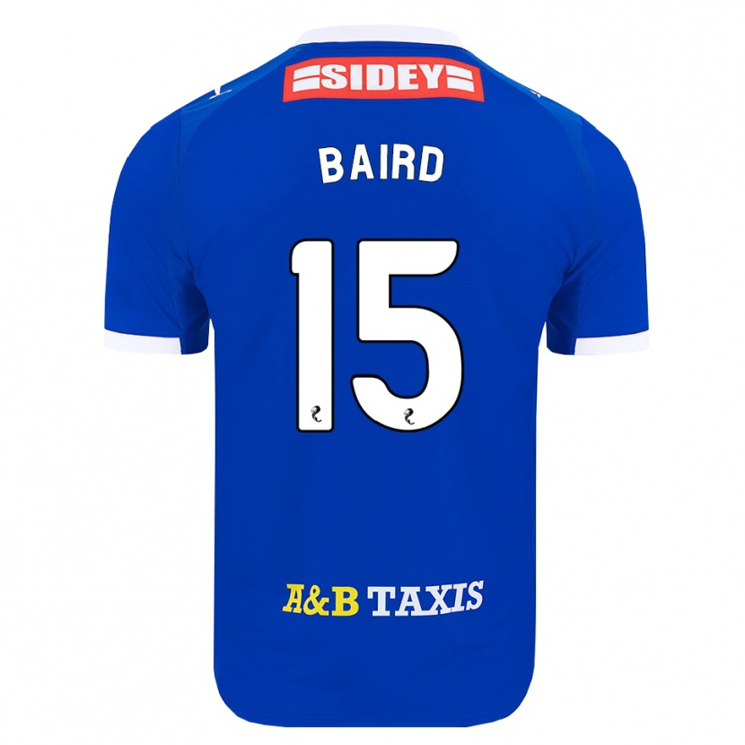 Danxen Børn Jack Baird #15 Blå Rød Gul Hjemmebane Spillertrøjer 2026/27 Trøje T-Shirt