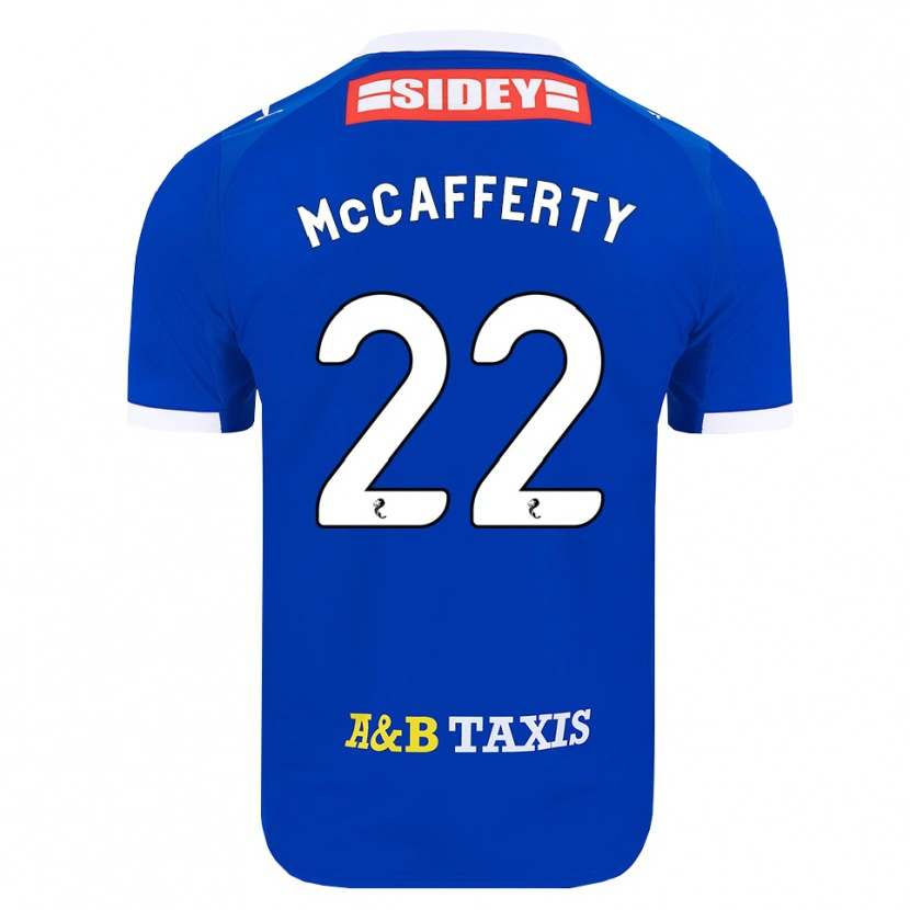 Danxen Børn Eirinn Mccafferty #22 Blå Rød Gul Hjemmebane Spillertrøjer 2026/27 Trøje T-Shirt