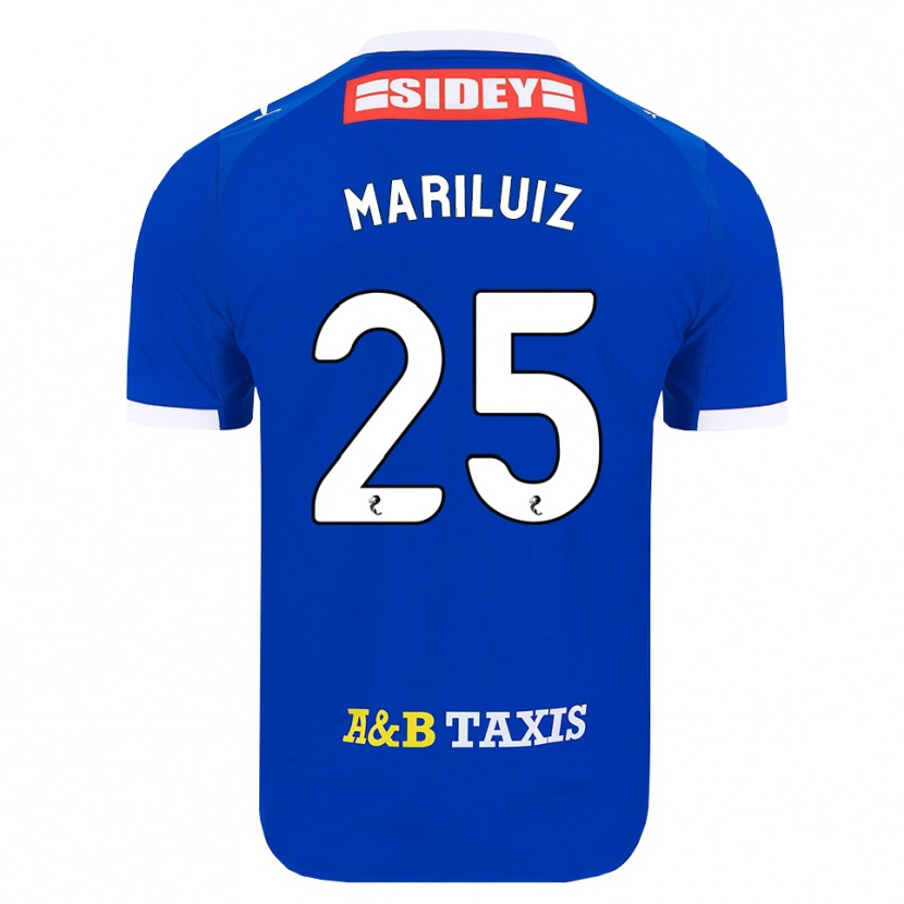 Danxen Børn Mariluiz Sanchez #25 Blå Rød Gul Hjemmebane Spillertrøjer 2026/27 Trøje T-Shirt