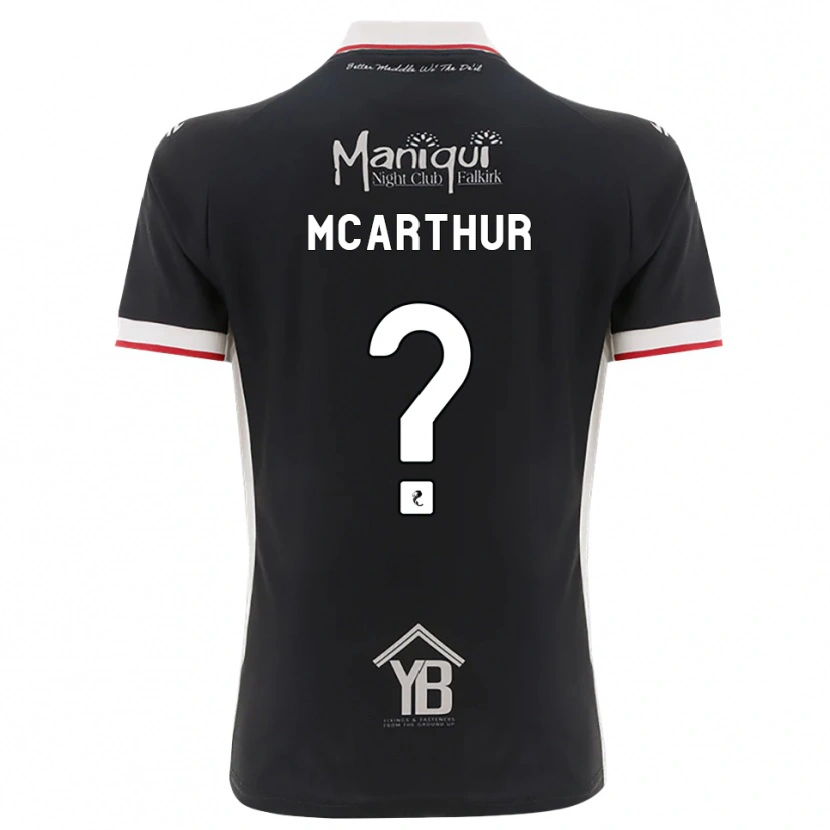 Danxen Børn Lucy Mcarthur #0 Sort Hvid Rød Hjemmebane Spillertrøjer 2026/27 Trøje T-Shirt