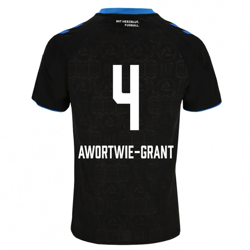 Danxen Børn Nyamekye Awortwie-Grant #4 Sort Hvid Rød Hjemmebane Spillertrøjer 2026/27 Trøje T-Shirt