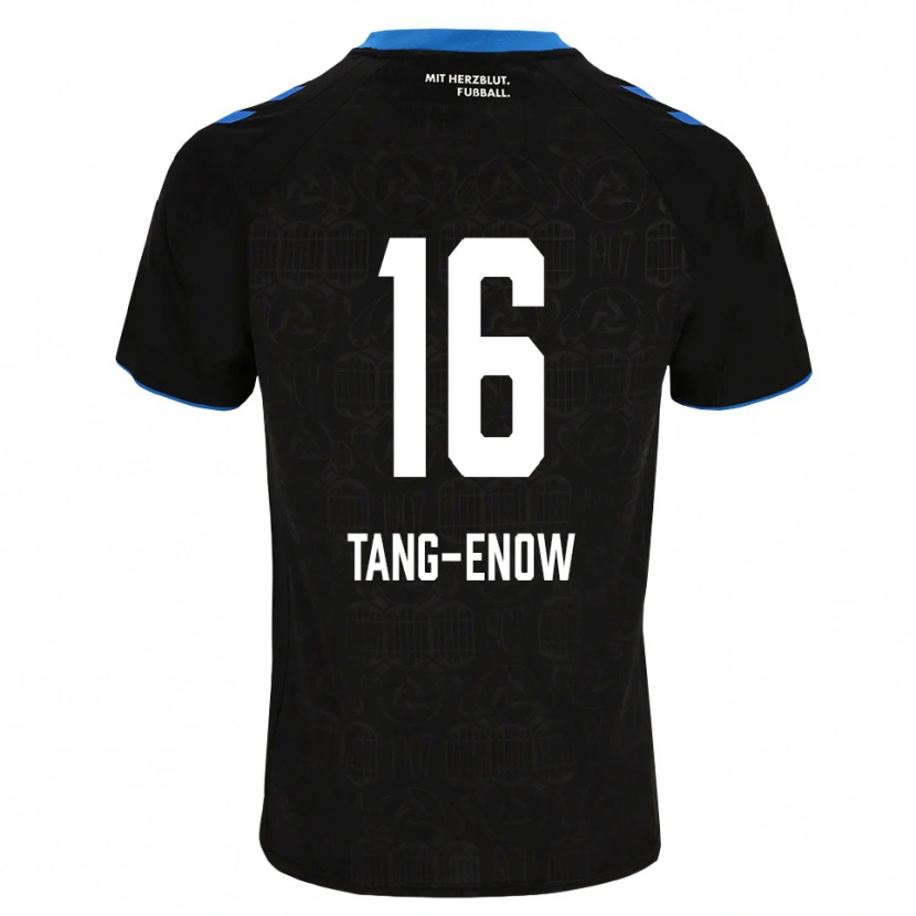 Danxen Børn Jason Tang-Enow #16 Sort Hvid Rød Hjemmebane Spillertrøjer 2026/27 Trøje T-Shirt