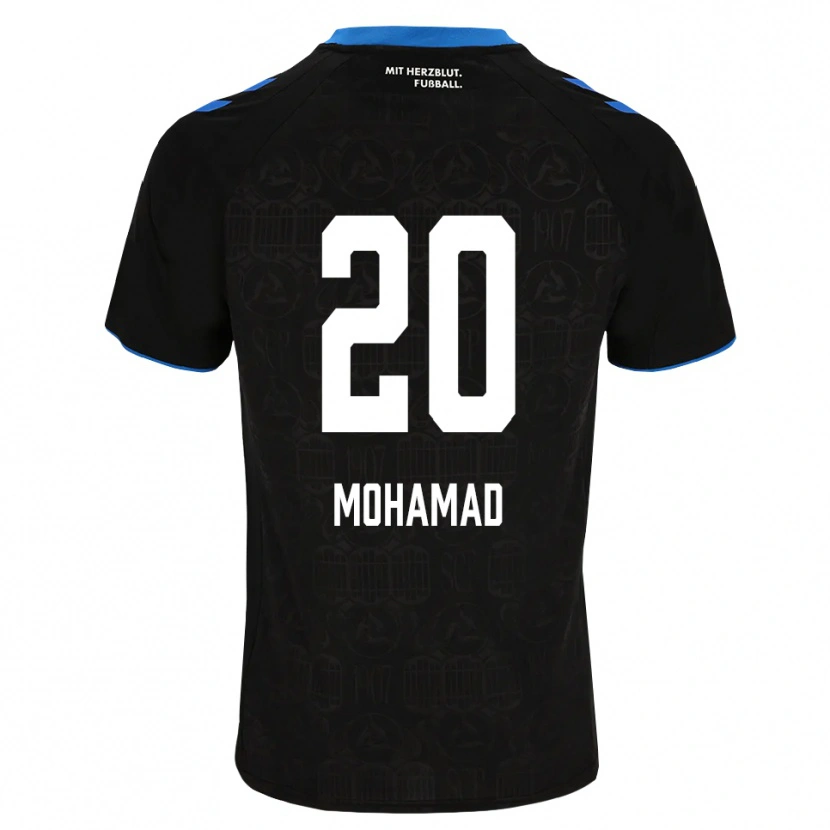 Danxen Børn Hassan Mohamad #20 Sort Hvid Rød Hjemmebane Spillertrøjer 2026/27 Trøje T-Shirt