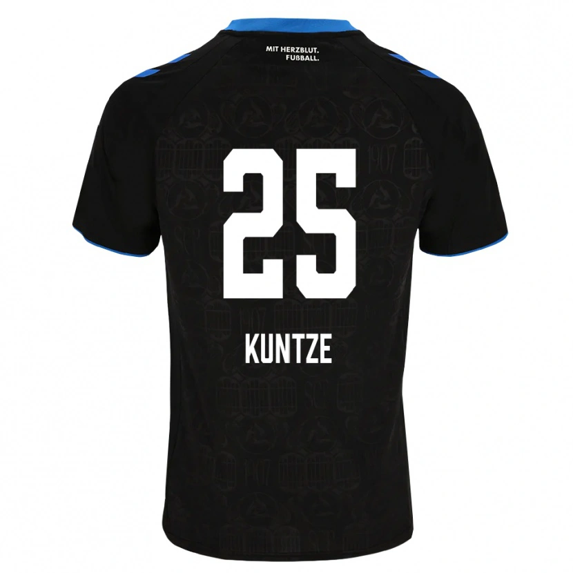 Danxen Børn Jakob Kuntze #25 Sort Hvid Rød Hjemmebane Spillertrøjer 2026/27 Trøje T-Shirt