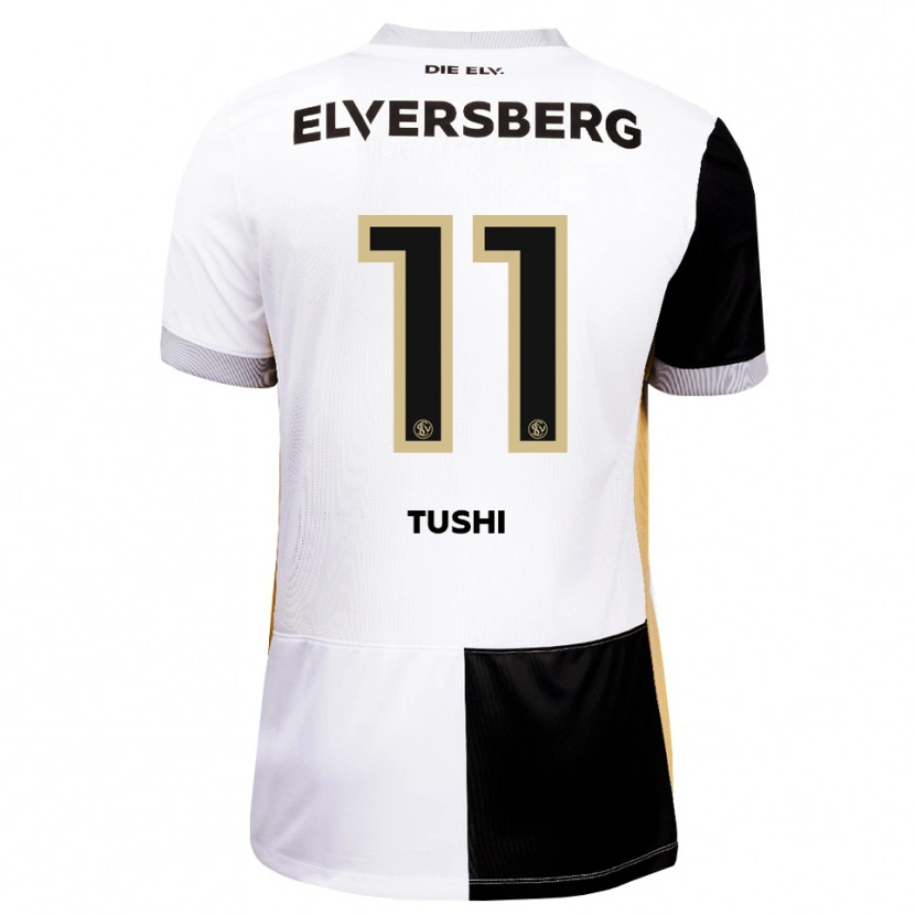 Danxen Børn Orlind Tushi #11 Sort Hvid Brun Hjemmebane Spillertrøjer 2026/27 Trøje T-Shirt