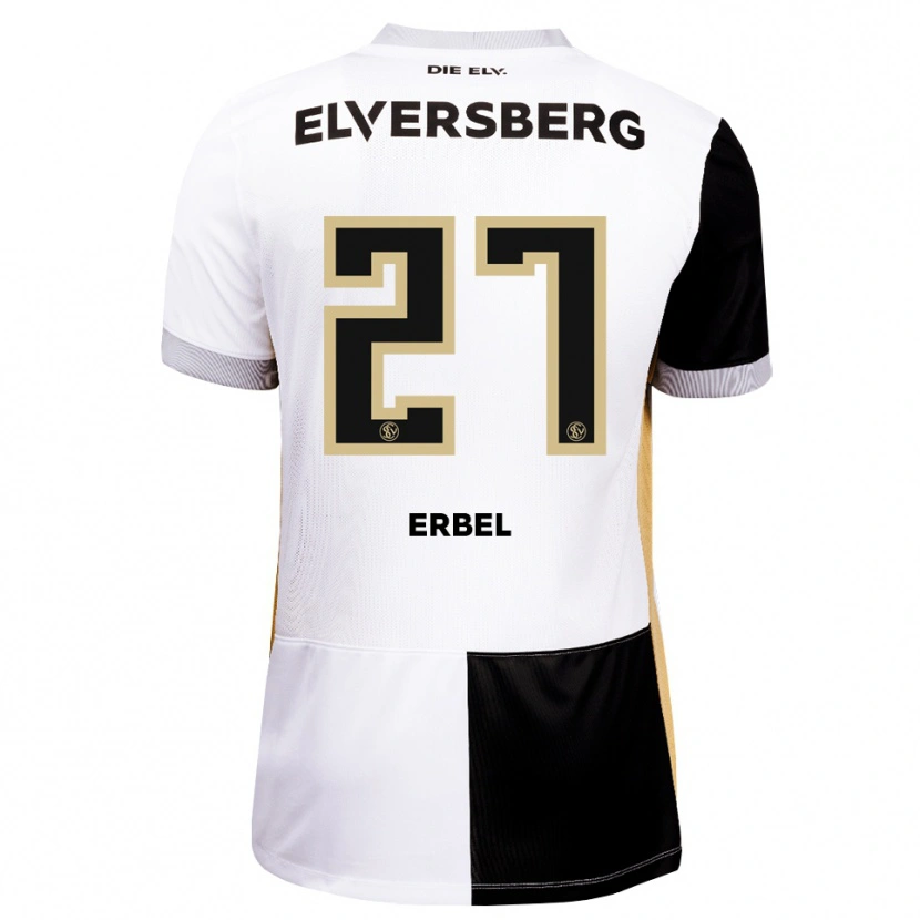 Danxen Børn Felix Erbel #27 Sort Hvid Brun Hjemmebane Spillertrøjer 2026/27 Trøje T-Shirt