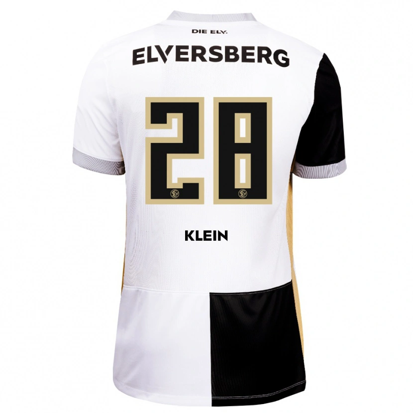 Danxen Børn Noah Klein #28 Sort Hvid Brun Hjemmebane Spillertrøjer 2026/27 Trøje T-Shirt