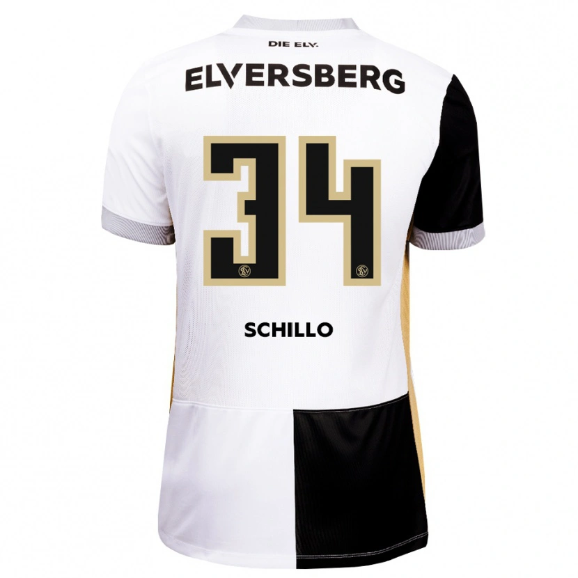 Danxen Børn Hannah Schillo #34 Sort Hvid Brun Hjemmebane Spillertrøjer 2026/27 Trøje T-Shirt