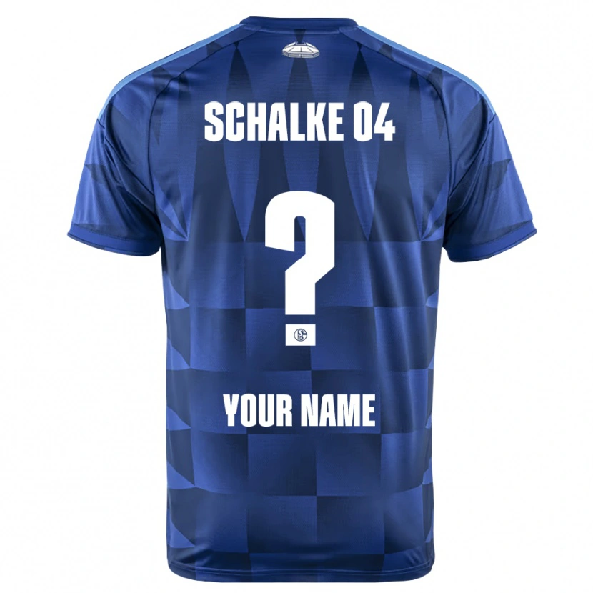 Danxen Børn Dit Navn #0 Mørkeblå Gul Hvid Hjemmebane Spillertrøjer 2026/27 Trøje T-Shirt