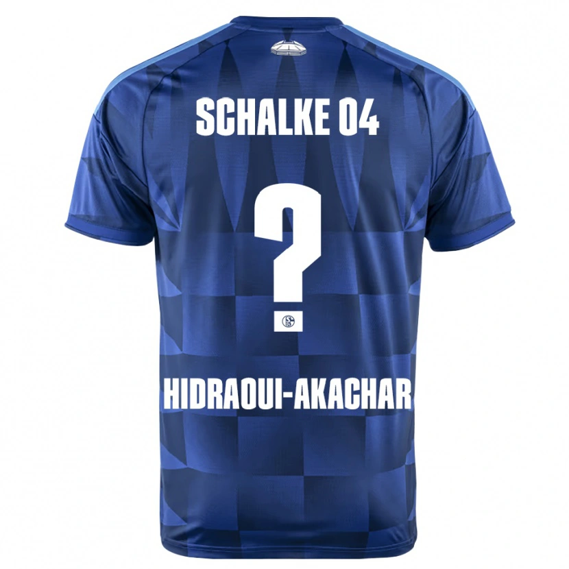 Danxen Børn Yassin Hidraoui-Akachar #0 Mørkeblå Gul Hvid Hjemmebane Spillertrøjer 2026/27 Trøje T-Shirt