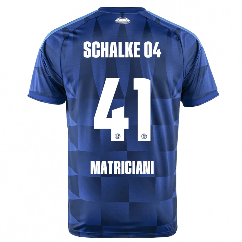 Danxen Børn Henning Matriciani #41 Mørkeblå Gul Hvid Hjemmebane Spillertrøjer 2026/27 Trøje T-Shirt