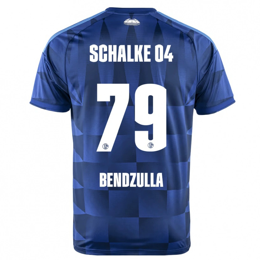 Danxen Børn Leonie Bendzulla #79 Mørkeblå Gul Hvid Hjemmebane Spillertrøjer 2026/27 Trøje T-Shirt