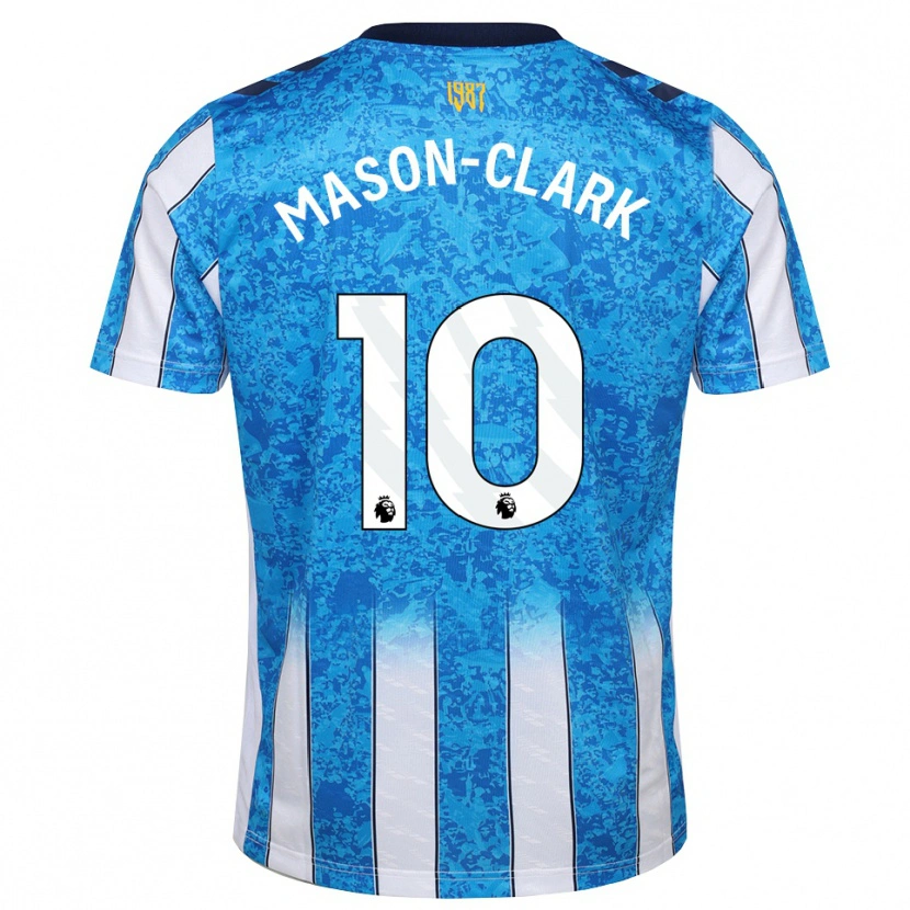 Danxen Børn Ephron Mason-Clark #10 Hvid Blå Orange Hjemmebane Spillertrøjer 2026/27 Trøje T-Shirt