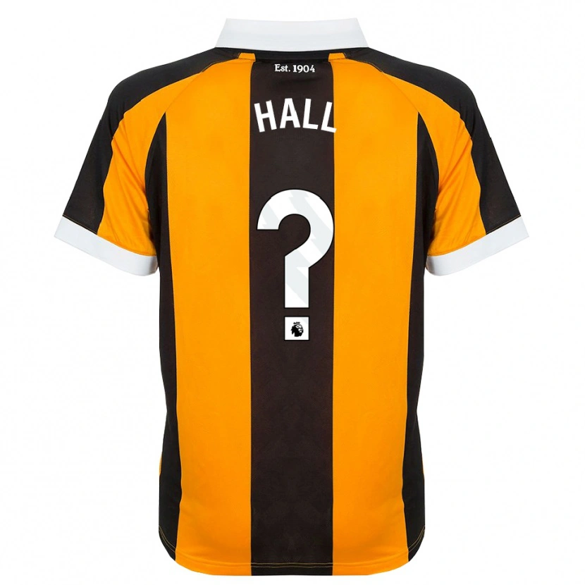 Danxen Børn Sincere Hall #0 Orange Sort Hvid Hjemmebane Spillertrøjer 2026/27 Trøje T-Shirt