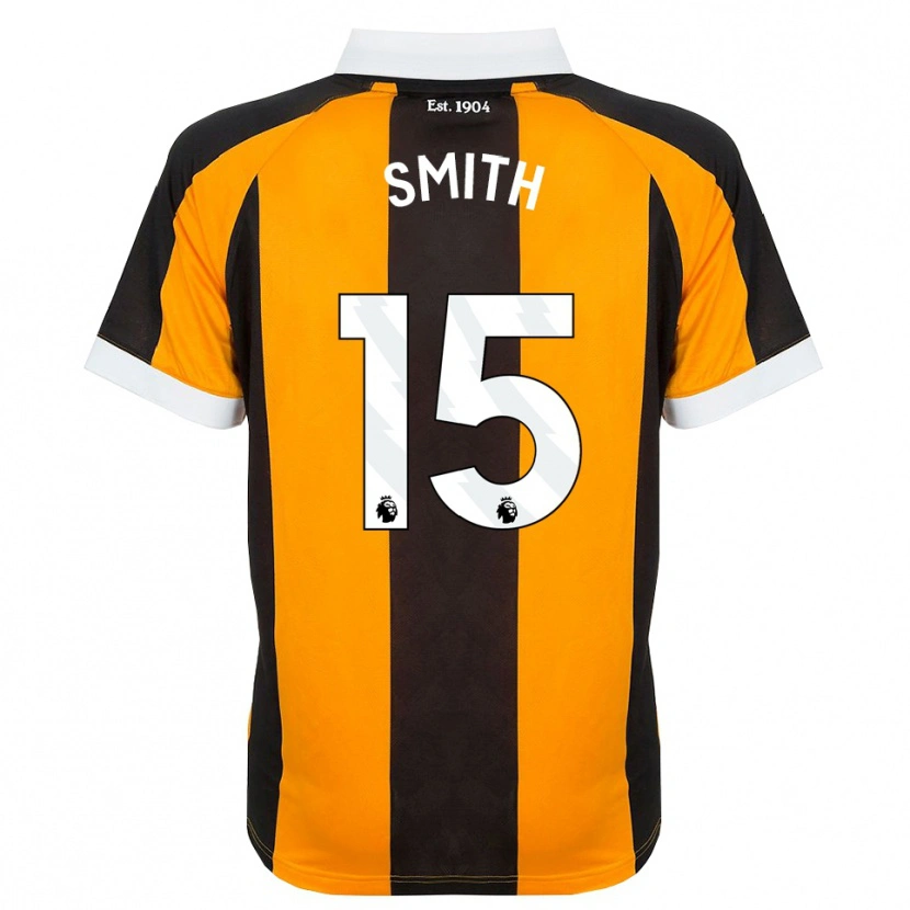 Danxen Børn Suey Smith #15 Orange Sort Hvid Hjemmebane Spillertrøjer 2026/27 Trøje T-Shirt