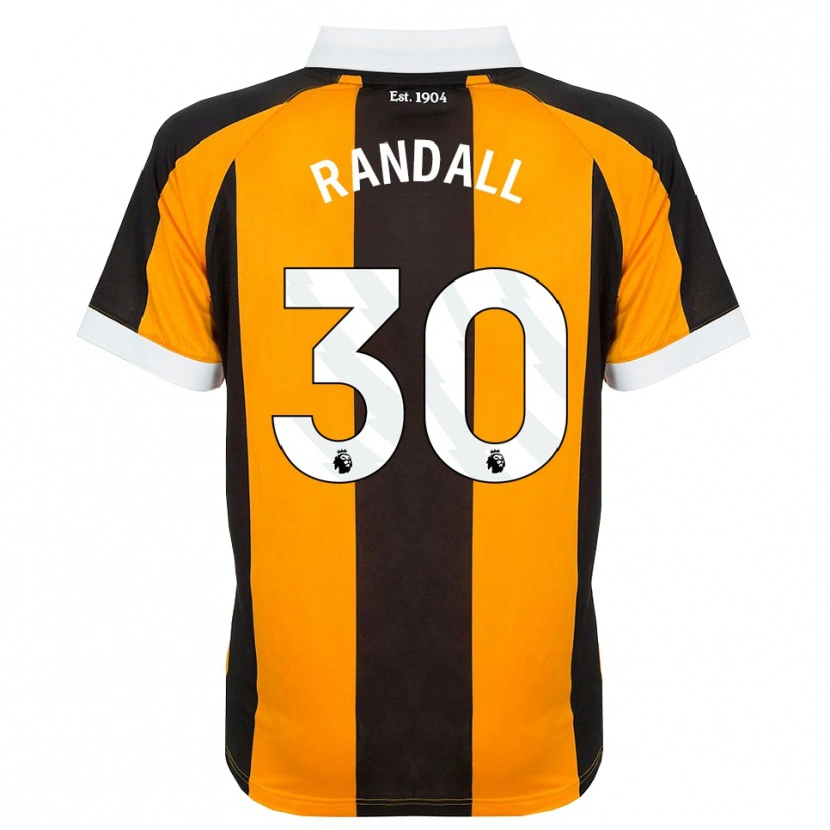 Danxen Børn Jennifer Randall #30 Orange Sort Hvid Hjemmebane Spillertrøjer 2026/27 Trøje T-Shirt