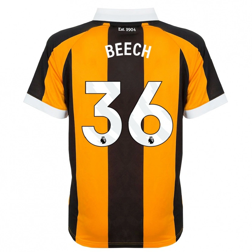 Danxen Børn Amy Beech #36 Orange Sort Hvid Hjemmebane Spillertrøjer 2026/27 Trøje T-Shirt