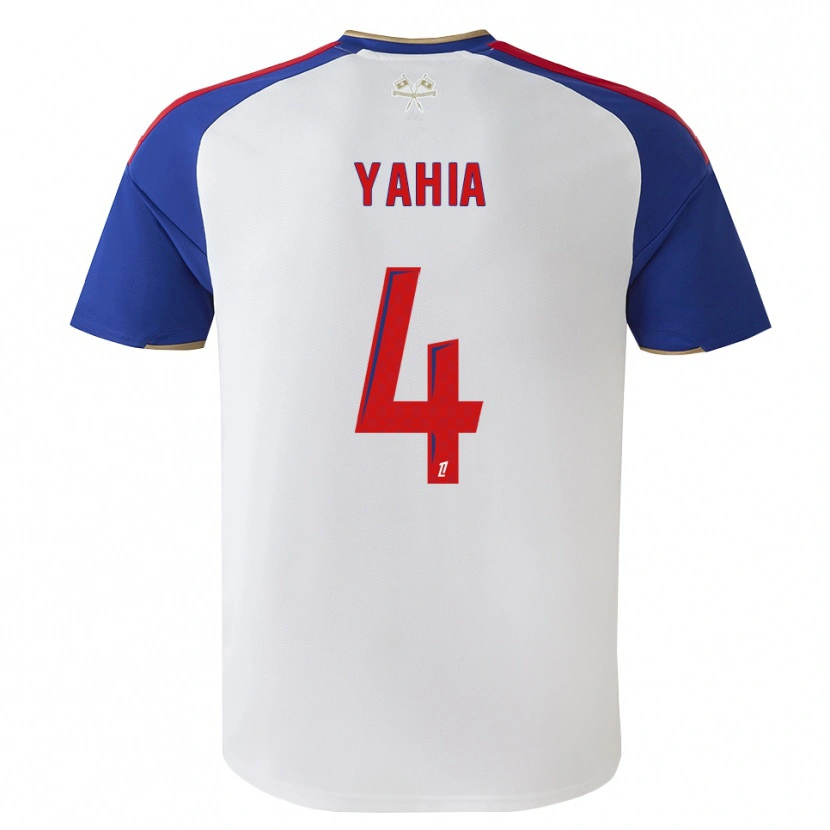 Danxen Børn Kelyan Yahia #4 Kongeblå Rød Hvid Hjemmebane Spillertrøjer 2026/27 Trøje T-Shirt