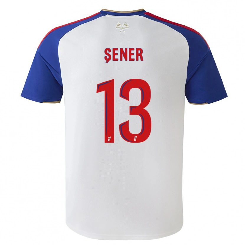 Danxen Børn Haktan Şener #13 Kongeblå Rød Hvid Hjemmebane Spillertrøjer 2026/27 Trøje T-Shirt