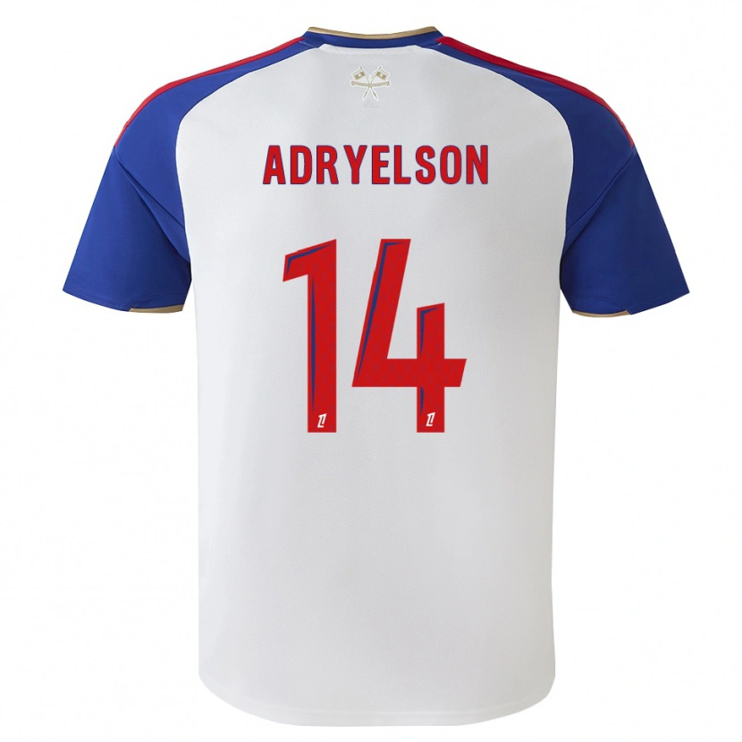 Danxen Børn Adryelson #14 Kongeblå Rød Hvid Hjemmebane Spillertrøjer 2026/27 Trøje T-Shirt