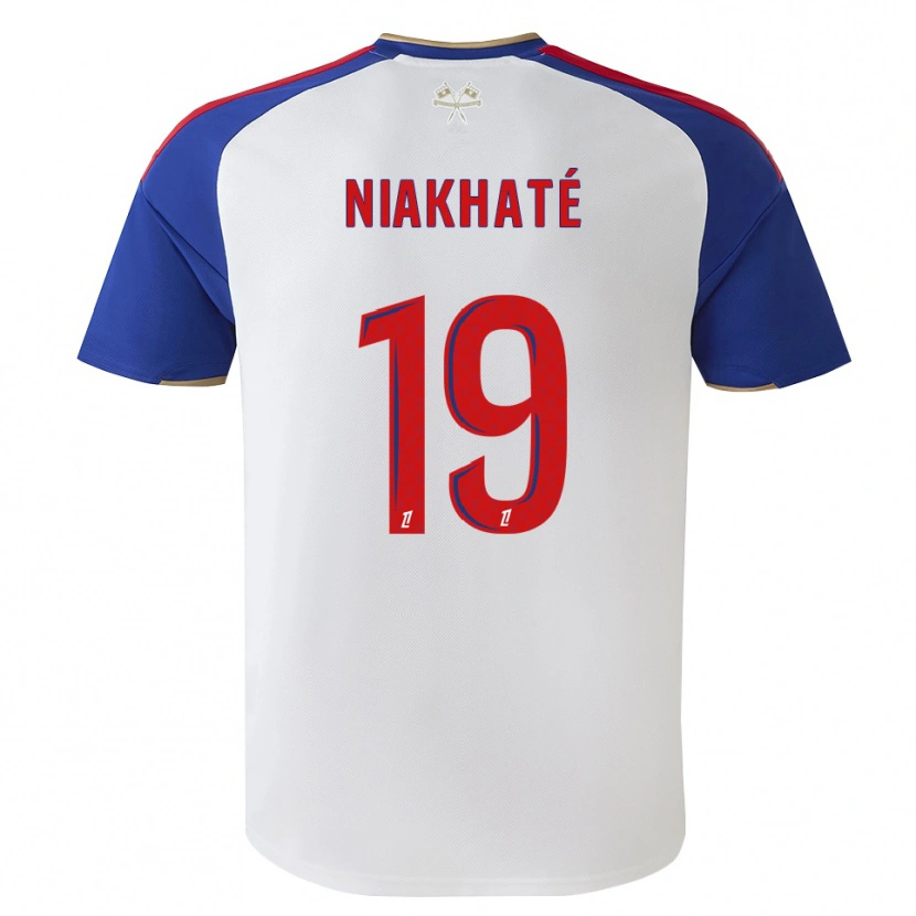 Danxen Børn Moussa Niakhaté #19 Kongeblå Rød Hvid Hjemmebane Spillertrøjer 2026/27 Trøje T-Shirt