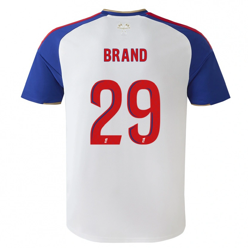 Danxen Børn Jule Brand #29 Kongeblå Rød Hvid Hjemmebane Spillertrøjer 2026/27 Trøje T-Shirt