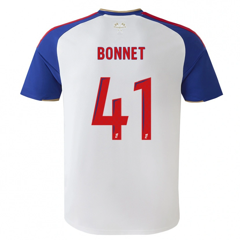 Danxen Børn Noam Bonnet #41 Kongeblå Rød Hvid Hjemmebane Spillertrøjer 2026/27 Trøje T-Shirt