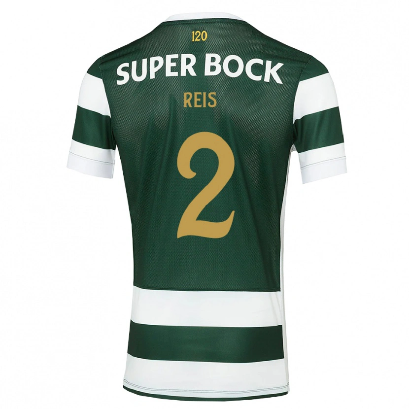 Danxen Børn Matheus Reis #2 Mørkskifergrå Hvid Hjemmebane Spillertrøjer 2026/27 Trøje T-Shirt
