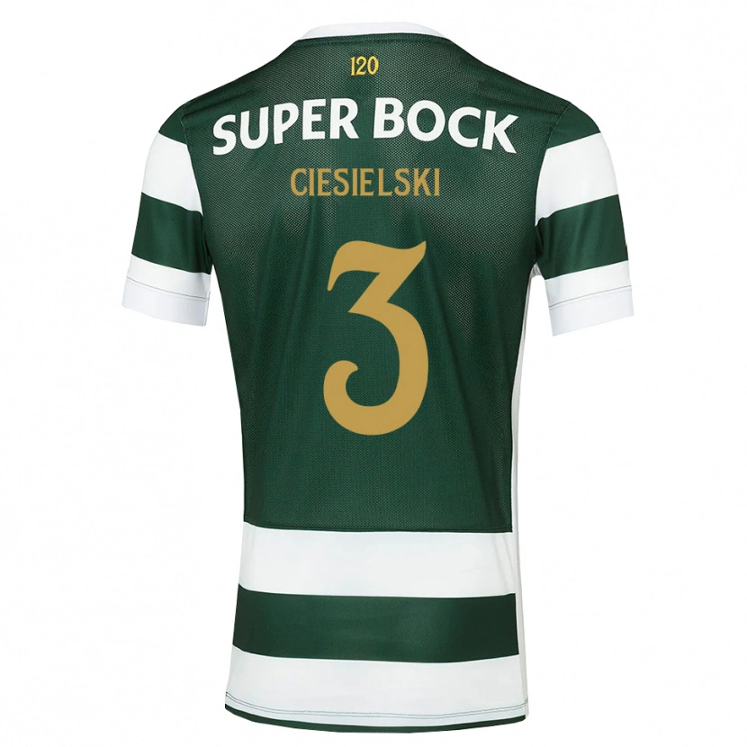 Danxen Børn Daniel Ciesielski #3 Mørkskifergrå Hvid Hjemmebane Spillertrøjer 2026/27 Trøje T-Shirt