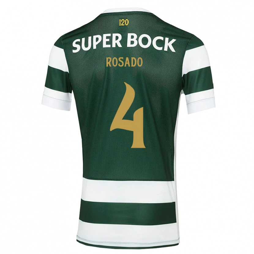 Danxen Børn Alexandre Rosado #4 Mørkskifergrå Hvid Hjemmebane Spillertrøjer 2026/27 Trøje T-Shirt