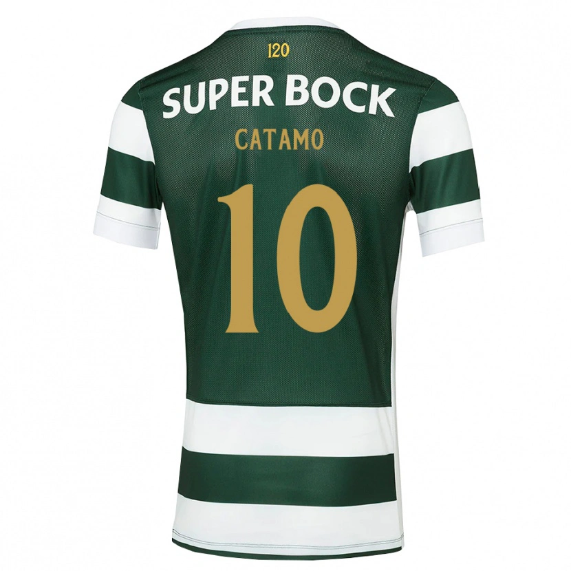 Danxen Børn Geny Catamo #10 Mørkskifergrå Hvid Hjemmebane Spillertrøjer 2026/27 Trøje T-Shirt