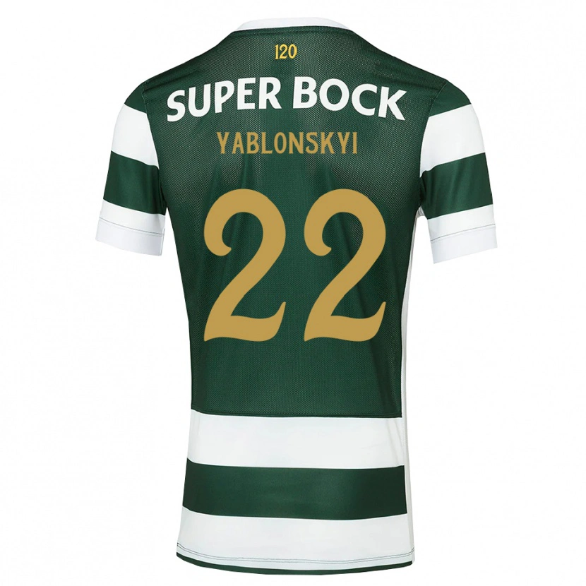 Danxen Børn Ilya Yablonskyi #22 Mørkskifergrå Hvid Hjemmebane Spillertrøjer 2026/27 Trøje T-Shirt