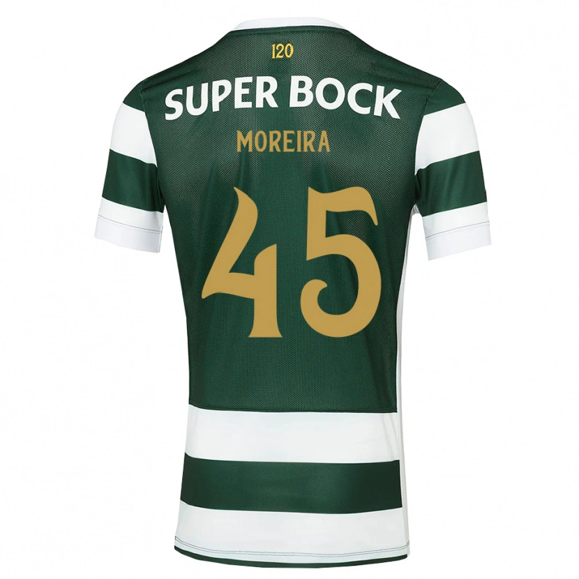 Danxen Børn David Moreira #45 Mørkskifergrå Hvid Hjemmebane Spillertrøjer 2026/27 Trøje T-Shirt
