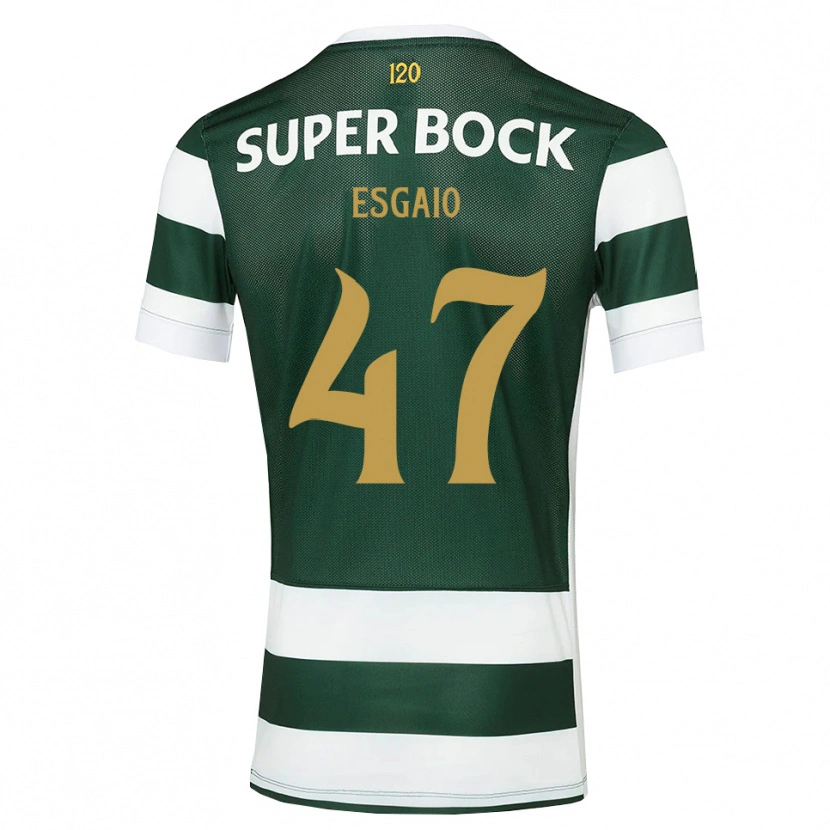 Danxen Børn Ricardo Esgaio #47 Mørkskifergrå Hvid Hjemmebane Spillertrøjer 2026/27 Trøje T-Shirt