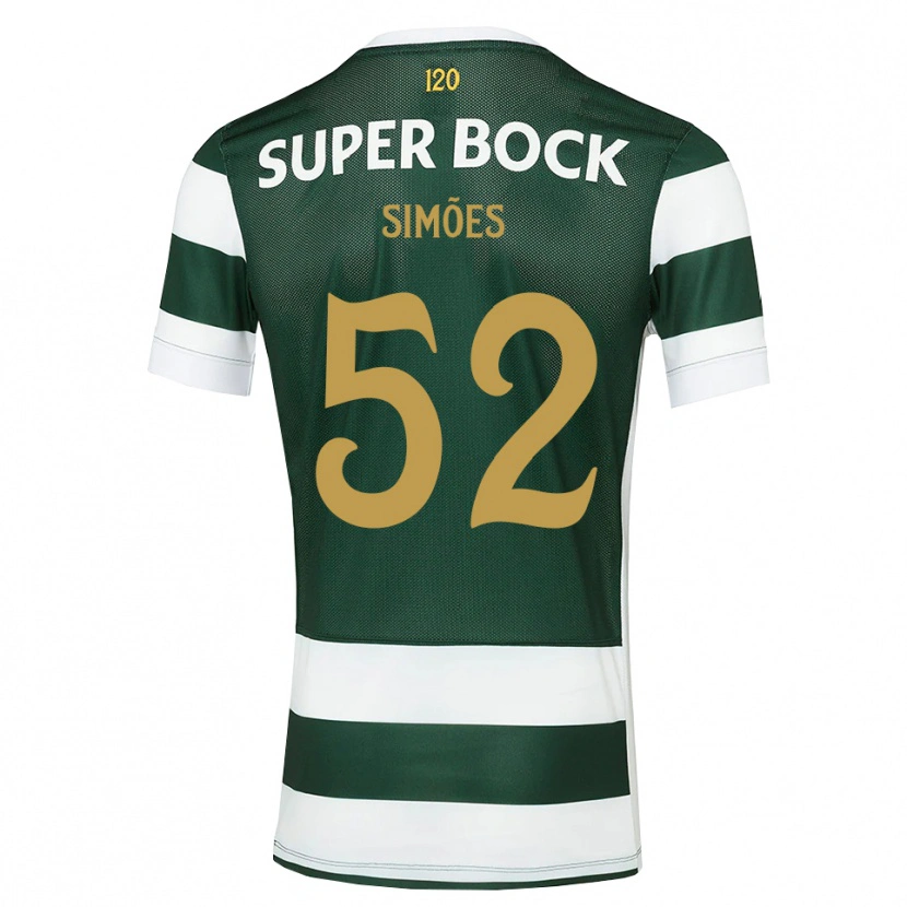 Danxen Børn João Simões #52 Mørkskifergrå Hvid Hjemmebane Spillertrøjer 2026/27 Trøje T-Shirt