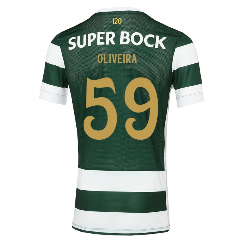 Danxen Børn Kauã Oliveira #59 Mørkskifergrå Hvid Hjemmebane Spillertrøjer 2026/27 Trøje T-Shirt