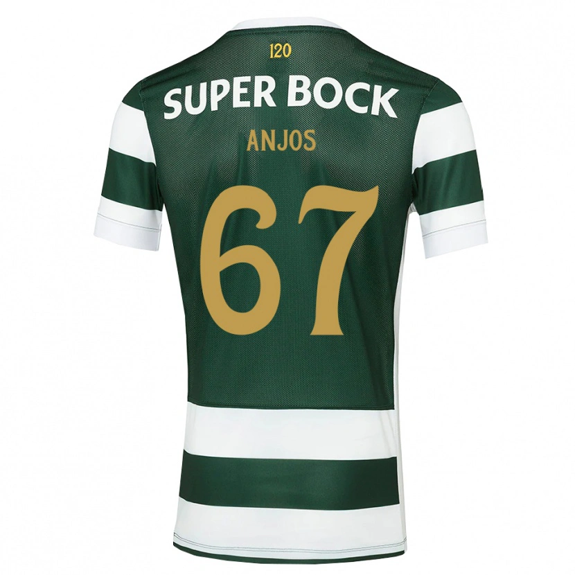 Danxen Børn Lucas Anjos #67 Mørkskifergrå Hvid Hjemmebane Spillertrøjer 2026/27 Trøje T-Shirt