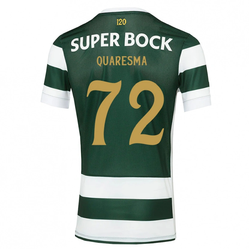 Danxen Børn Eduardo Quaresma #72 Mørkskifergrå Hvid Hjemmebane Spillertrøjer 2026/27 Trøje T-Shirt