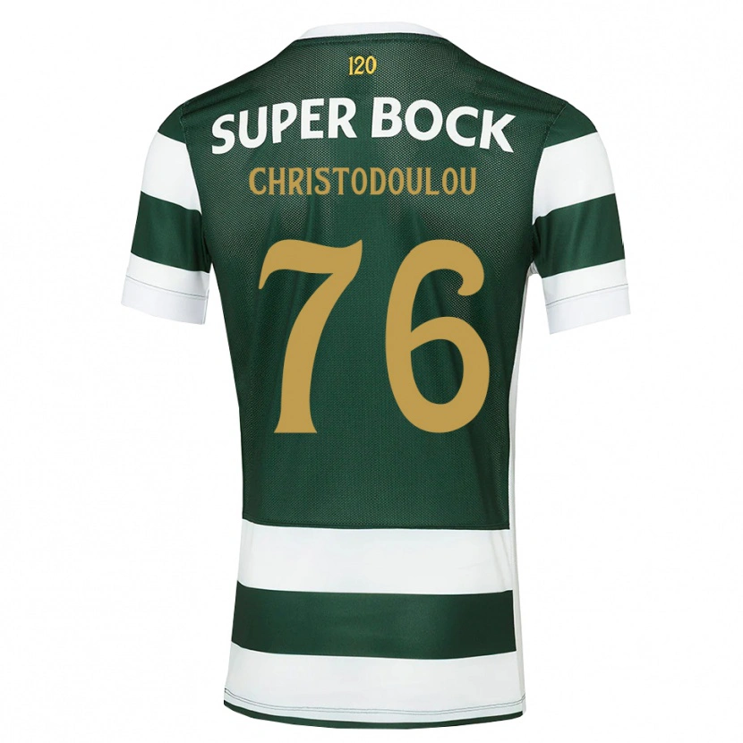 Danxen Børn Argyris Christodoulou #76 Mørkskifergrå Hvid Hjemmebane Spillertrøjer 2026/27 Trøje T-Shirt