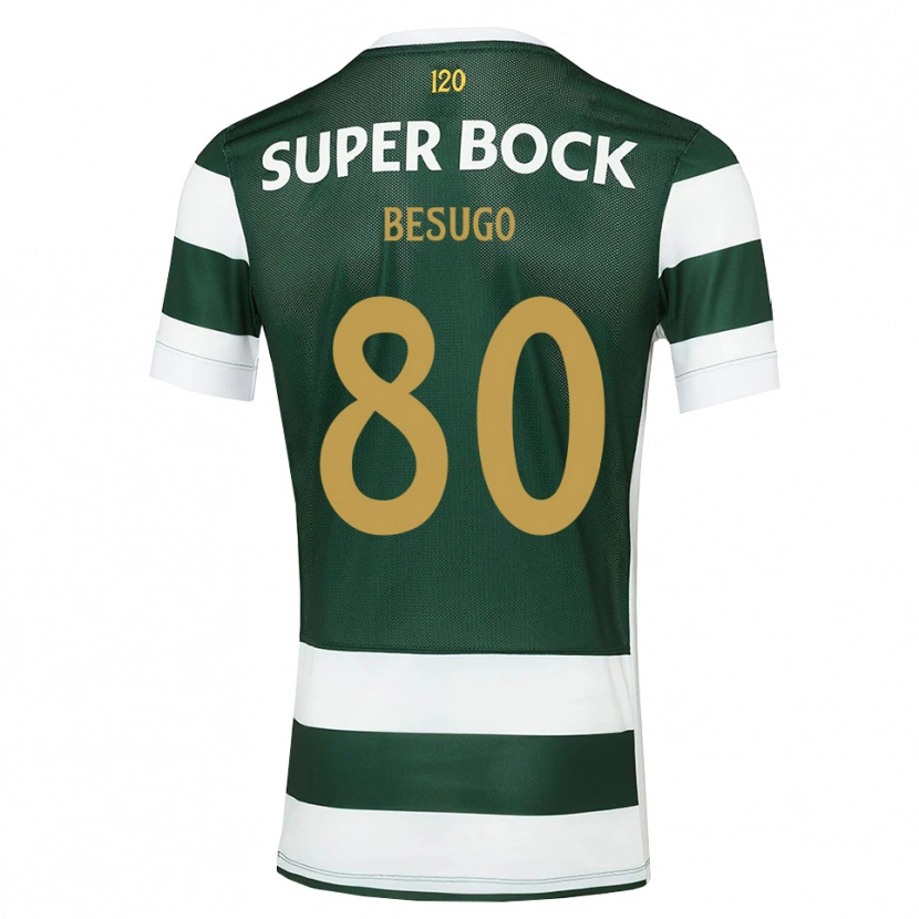 Danxen Børn Rafael Besugo #80 Mørkskifergrå Hvid Hjemmebane Spillertrøjer 2026/27 Trøje T-Shirt