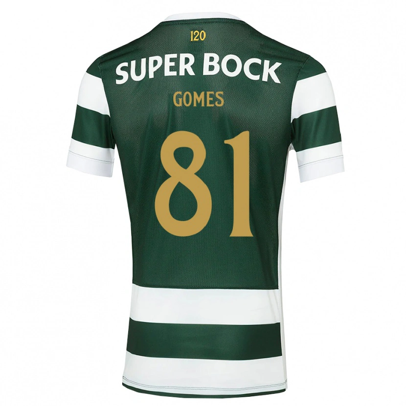 Danxen Børn Salvador Gomes #81 Mørkskifergrå Hvid Hjemmebane Spillertrøjer 2026/27 Trøje T-Shirt