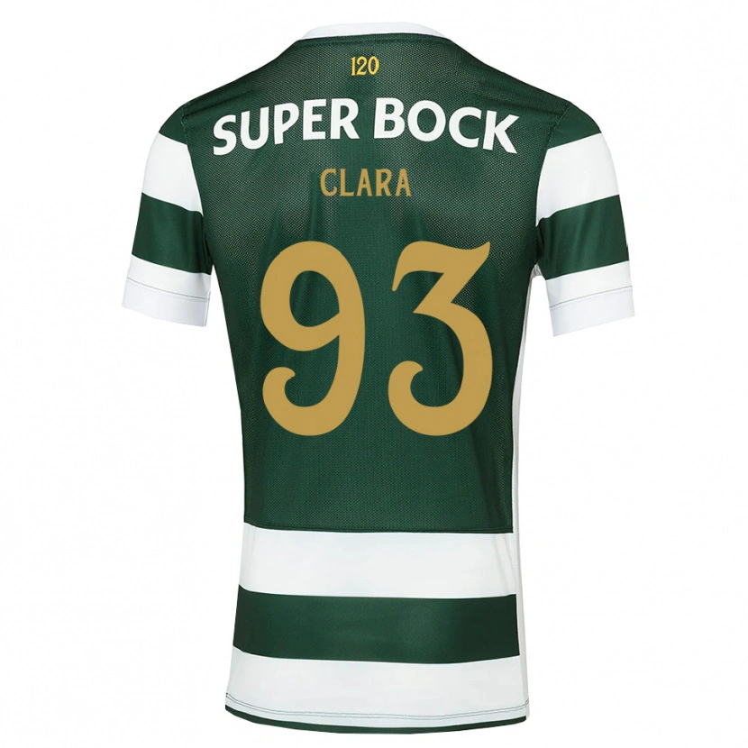 Danxen Børn Diogo Clara #93 Mørkskifergrå Hvid Hjemmebane Spillertrøjer 2026/27 Trøje T-Shirt