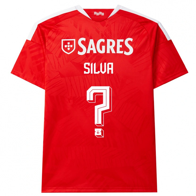 Danxen Børn Cassiano Silva #0 Rød Hvid Gul Hjemmebane Spillertrøjer 2026/27 Trøje T-Shirt
