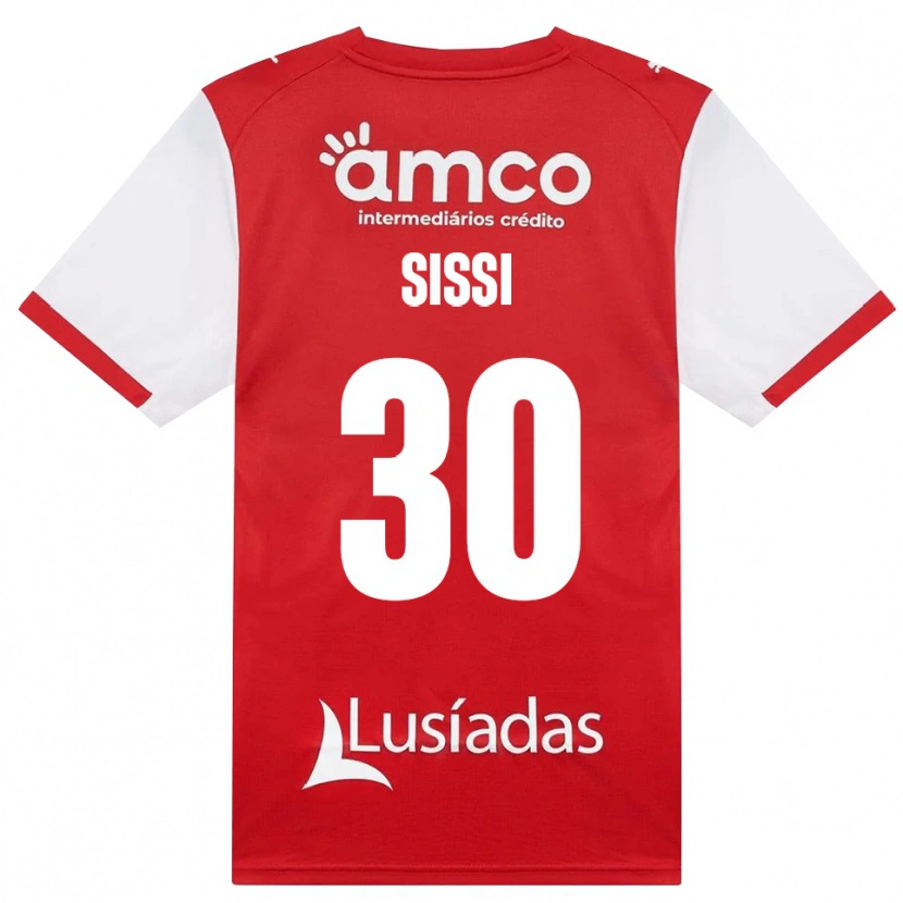 Danxen Børn Sissi #30 Hvid Rød Sort Hjemmebane Spillertrøjer 2026/27 Trøje T-Shirt